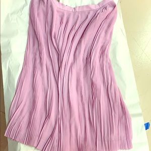 J Crew Micropleated Knee Length Skirt